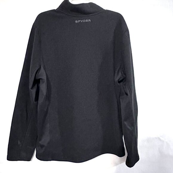 SPYDER Long Sleeve Zip Up Zipper Black Pullover Size XL Extra Large - Picture 7 of 7
